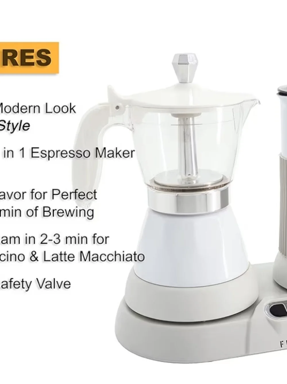 Coffee And Milk Frother Set Used Twice